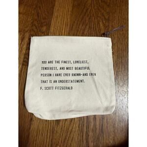 Sugarboo Designs F Scott Fitzgerald Zipper Pouch
